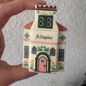 Lenox 1994 Vintage Canterbury Crossing Allspice Spice Jar